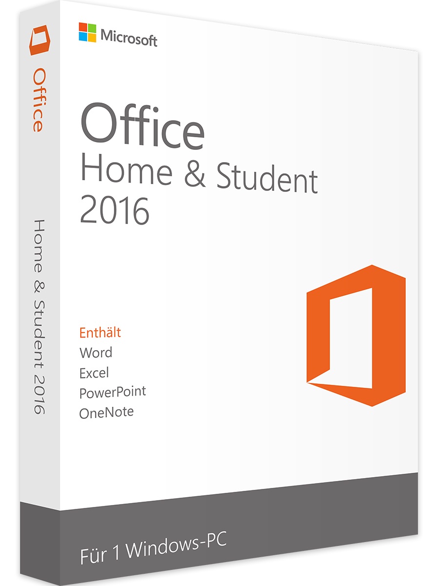 Microsoft Office 2016 Home and Student