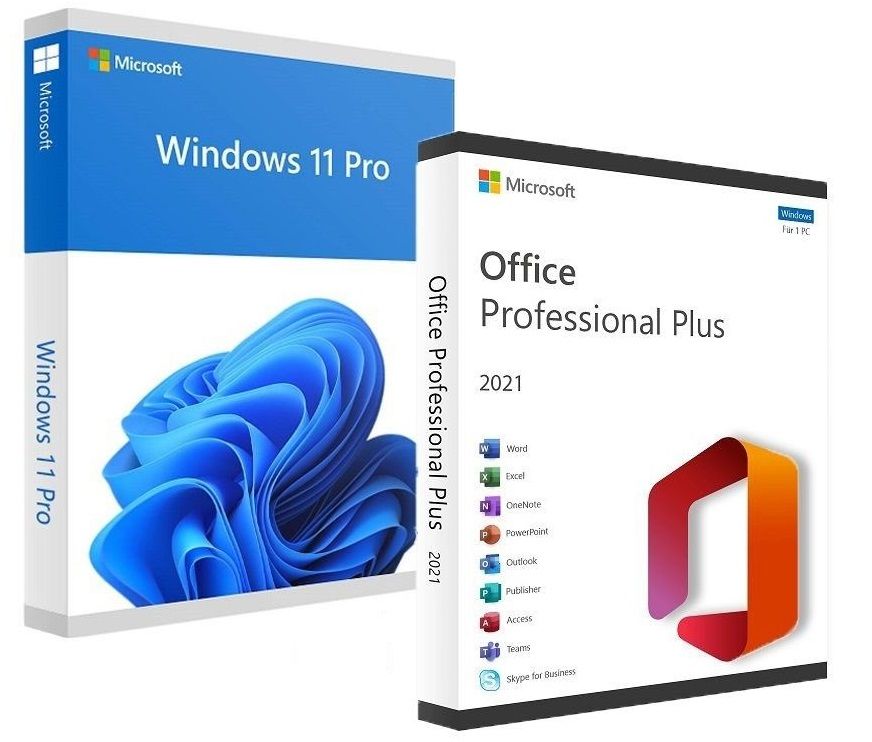 Microsoft Office 2021 Professional Plus & Windows 11 Professional- (Bundle)